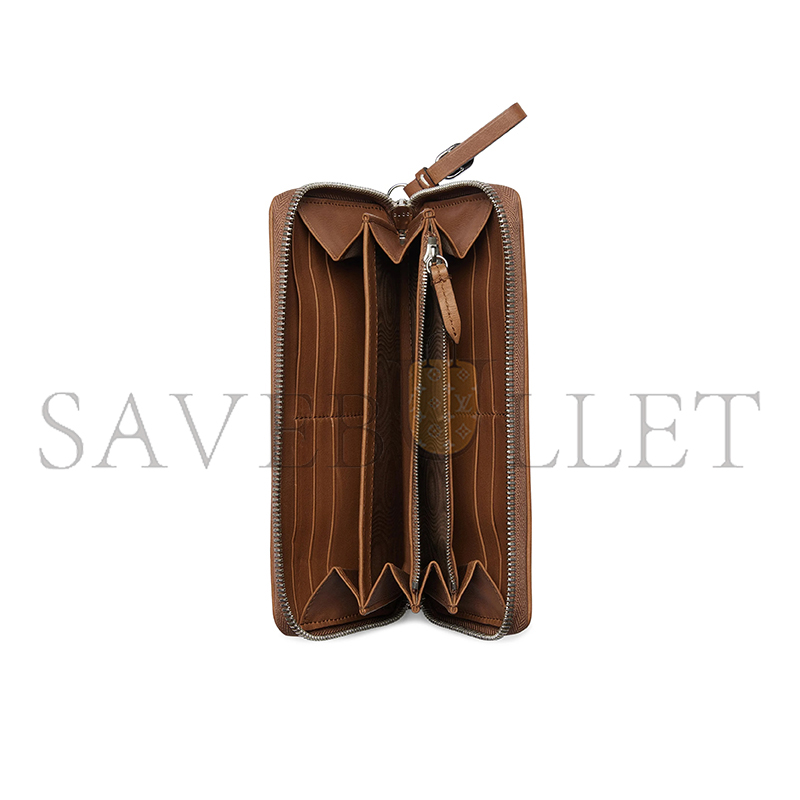 GUCCI GG EMBLEM ZIP AROUND WALLET 819122 (19*10*2.5cm)